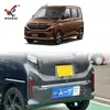 Adecuado para 25 Daihatsu Move Puerta Trasera Modificada Tapa del Maletero Tira Decorativa Protectora Inferior Acero Inoxidable Tiras Brillantes Pegatinas