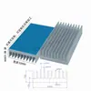 Dissipador de Calor de Perfil de Alumínio Amplificador de Potência Dissipador de Calor Digital Dente Fino Alta Potência Bloco de Alumínio Condutor Térmico Roteamento Radiador