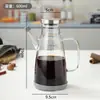 Olla de Aceite de Vidrio al por Mayor, Botella de Aceite de Cocina de Gran Capacidad, Botella Especial para Condimentos para Salsa de Soja y Vinagre, Aceitera de Acero Inoxidable de Grado Alimenticio