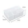 Caja de Almacenamiento Multicompartimento, Organizador para Nevera de Cocina para Especias, Frutas y Verduras