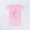 B6 Saco para Sapatilha de Dança com Cordão Duplo Sapatilha de Ponta de Ballet Respirável Leve Saco de Armazenamento Aula de Treinamento Saco para Sapatilha de Dança
