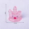 Micro paisagem criativa sonho estrelas lua castelo bolo assar DIY acessórios de decoração mini mesa pequenos ornamentos