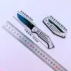 Cuchillo plegable de acero inoxidable de alta calidad Weitian boutique cuchillo anti-cuerpo para mujer cuchillo de camping al aire libre cuchillo llavero