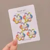 Pinzas para el cabello infantiles de moda con forma de estrella, versátiles y no dañan el cabello, juego de pasadores para arreglar mechones sueltos y flequillo, accesorios para el cabello para niñas