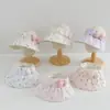 Sombrero de Protección Solar Infantil Yipan 2026 Nuevo Estilo de Verano Ins Dulce Lazo Sombrilla para Niñas Sombrero de Sol para Bebé