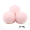Jialin 1cm Cor Pinos de Pinball Joias Borla Poliéster Bola de Pelo Pingente diy Decoração Chapéu de Natal Bola de Pelúcia