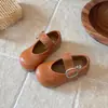 Zapatos Mary Jane Retro Franceses para Niños 2026 Primavera y Otoño Versión Coreana Zapatos Versátiles de Princesa con Suela Suave para Niñas