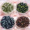 Estilo Chino Nuevo de Ensueño 10mm Hielo Agrietado Floral Cuentas de Vidrio Cuentas Sueltas Accesorios DIY Fábrica de Cuentas Sueltas Venta al por Mayor