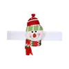 Abrazaderas para cortinas de Navidad Decoraciones de Papá Noel y muñeco de nieve Abrazaderas para cortinas para decoración del hogar y del hotel