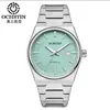 Reloj Mecánico de Negocios para Hombre Ochsin, Resistente al Agua, Correa de Acero Inoxidable, Reloj Mecánico Totalmente Automático, Venta al por Mayor