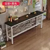 Mesa de jantar mesa e cadeiras de parede conjunto mesa de parede lateral da janela mesa de bar loja de chá com leite loja de conveniência lanchonete mesa longa