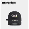 Gorra de Béisbol Bordada de Conejito Lindo Estilo Coreano para Mujer, Casual Versátil Estilo Callejero Estudiante Japonés Gorra Protectora Solar Marca de Moda