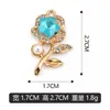 Colgante de flor de perla dorada KC, charm para collar y pulsera DIY, accesorios de joyería, directo del fabricante, disponible para pedidos mixtos y ventas transfronterizas