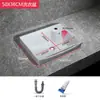 Bacia Cerâmica para Lavanderia com Tábua de Lavar Bancada de Banheiro Bacia Semi-Embutida Bacia para Lavar Doméstica Bacia Única