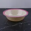 Louça de Melamina 8 polegadas com Bordas, Tigela Cáqui, Tigela de Renda, Tigela de Sopa, Tigela de Arroz, Venda Direta da Fábrica