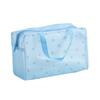 Neceser floral de PVC con lunares Viaje de gran capacidad impermeable bolsa de cosméticos de viaje bolsa de aseo de viaje baño bolsa de cosméticos venta al por mayor