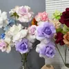 3 Cabezas de Rosas Artificiales de Elsa, Decoración para el Hogar de Lujo Ligero para Sala de Estar y Mesa de Comedor, Accesorios para Fotografía de Bodas, Materiales Florales, Flores Falsas