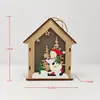 Decorações de Natal transfronteiriças casa de cabana adereços para fotos ornamentos criativos de mesa presentes de Natal