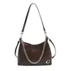 Bolso de Hombro Cruzado con Patrón Tejido en la Axila Estilo Nuevo para Mujer 2026 Nuevo de Moda Versátil Bolso Cruzado Bolso de Mano
