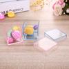 El Fabricante Suministra Nuevos Modelos de Cajas Cuadradas de Dulces Estilo Ins, Cajas de Plástico, Bandas Elásticas, Decoraciones para Pestañas y Cajas para Almacenar Dulces de Boda
