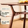 Nova Mesa de Estudo, Mesa de Chá, Mesa de Jantar Três em Um Estilo Chinês Song Estético Madeira Maciça de Nogueira Preta Norte-Americana Minimalista Moderna Luxo Leve