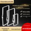 Braçadeira Quadrada de Aço Inoxidável 304 Suporte de Ponte Braçadeira para Cabo Solar Clipe de Fixação para Eletroduto Solar Específico para Solar