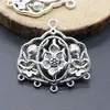 Xizang Aleación de Plata Loto Loto Semilla de Loto Colgante Colgante diy Collar Tejido a Mano Colgante Accesorios Al por Mayor