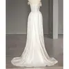 Vestido de Novia Ligero sin Tirantes de un Hombro 2026 Nuevo Otoño Comercio Exterior Amazon Estilo Coreano Novia Blanco Vestido de Banquete de Noche