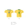 Venda Quente Transfronteiriça Tema Copa do Mundo Camisa Ronaldo Messi Troféu de Futebol Balão de Filme de Alumínio Desenho Animado Bola de Decoração de Aniversário