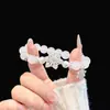 Pulsera de Perlas Azucaradas Suaves Estilo Francés con Lazo y Perlas de Diamante Brillantes, Diseño de Nicho, Joyería de Lujo de Gama Alta