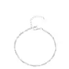 Pulseiras de Fragmentos de Prata para Mulheres, Elegante, Luxo Leve, Nicho, Sensação de Alto Padrão, Fashion, Versátil, Design Simples, Ornamentos de Mão