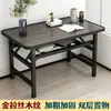 Mesa de entrenamiento plegable sin instalación, mesa de comedor para dormitorio en casa, escritorio simple para oficina y estudio, mesa de puesto para viviendas de alquiler