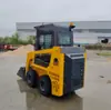 Mini Carregadeira de Pneus para Exportação em Comércio Exterior, Máquina Skid Steer para Carregamento/Descarregamento de Pomares e Estufas, Pequena Carregadeira Agrícola para Pecuária e Remoção de Esterco