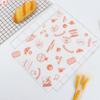 Papel Envoltorio para Sándwiches de Grado Alimenticio, Bolsas de Pan Personalizadas, Papel para Hamburguesas, Papel de Horno Desechable, Forros para Platos de Barbacoa