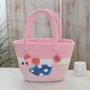 Bolso de mano, Bolso tejido de gran capacidad, Nuevo estilo 2026 Bolso tote de paja, Bolso de playa para vacaciones en la playa, Bolso tejido