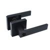 Manija de Bloqueo de Tres Barras Manija de Aluminio para Puerta de Acceso Cerradura para Puerta de Baño Manija con Cerradura para Puerta de Madera Cerradura de Manija para Puerta