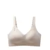 Íntimos sin costuras para mujeres con senos pequeños, Tiras de gelatina, Copa fija, Soporte suave, Sujetador transpirable Top-Up Anticaída para mujeres