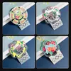 Marcador de Latón Hueco con Laca Transparente para Hacer Manualidades, Pequeños Regalos Culturales y Creativos, Producción de Marcadores Metálicos Translucidos Impresos en Color UV