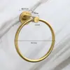Porta-anillo para toalla ovalado transfronterizo de acero inoxidable 304 Colgante de baño negro americano para colgar toalla para Amazon