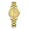 Chennuo SENO Reloj de Oro Rosa Caliente en Vivo Impermeable Moda Reloj de Pareja Reloj de Cuarzo Doble Calendario