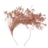 Diadema de Flores de Plumas de Carnaval Transfronterizo Fiesta Fiesta de Desempeño Accesorios para el Cabello de Plumas Diadema Accesorios Retro para el Cabello de Novia