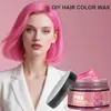Arcilla de Color para el Cabello Desechable Cruzada Gris Rosa de la Abuela, Producto Popular en Amazon, Producto Desechable para Peinado