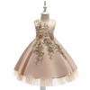Bordado de flores transfronterizo para niños, aplique para vestido de princesa, malla festiva, para niños