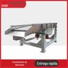 Plástico quadrado que processa a imagem linear da máquina do pó da peneira linear da luz da tela de vibração da tela de vibração da luz pequena da tela de vibração