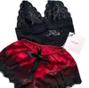Pijama de Princesa de Tirantes de Seda Sintética para Mujer de Verano Ropa Interior de Dos Piezas Sexy Tentación Vestido de Noche Ropa para el Hogar