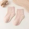 Calcetines de encaje finos de verano para niñas, calcetines cortos transpirables de princesa, calcetines de algodón de malla 10A antibacterianos, calcetines transpirables hasta la mitad de la pantorrilla