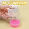 Fabricante Original 15g Transparente Plástico Pequeño Redondo Taza Arcilla Ultra Ligera Barro Cristalino Barro Nieve Dividido en Cajas Redondas Ladrillo de Construcción Barro