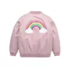 Procesamiento Personalizado de Ropa Infantil Chaqueta de Algodón con Polvo de Caucho Gruesa Abrigo Grueso para Deportes al Aire Libre