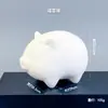 Figura de Cerámica de un Caballo del Zodiaco de Dibujos Animados, Mini Adorno de Animal Jirafa de Cerámica, Mascota para Té, Pieza de Cerámica sin Esmalte
