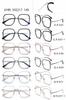 Acero plástico titanio TR90 con patillas de aleación de titanio marco de gafas bisagra dorada moda mixta arruga moda atractivo sexy 6185